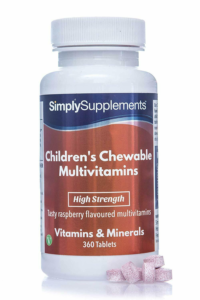 Multivitaminas Masticables Para Niños - Con Vitamina C Simplysupplements