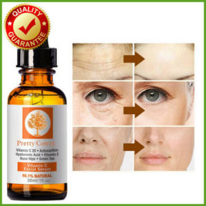 Suero De Vitamina C + Acido Hialuronico Para La Cara Tratamiento Facial