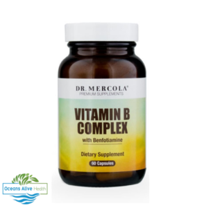 Vitamina B Complesso Con Benfotiamine Dr Mercola 60 Pillole Energia & Cervello